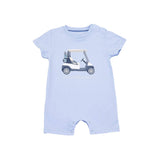 Golf Cart T-Shirt Romper - Blue