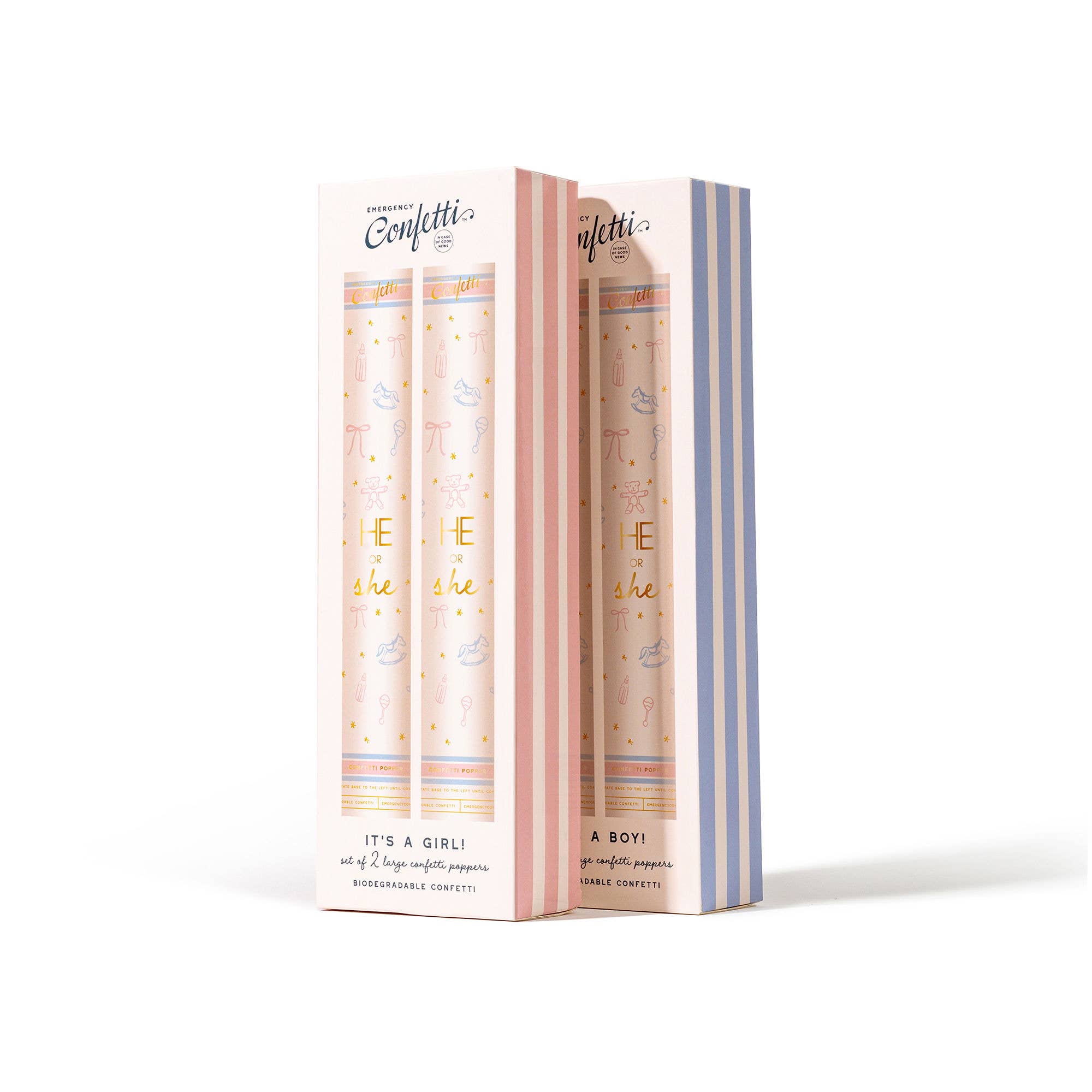 XL Gender Reveal Poppers
