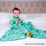 Bamboo Baby Convertible Zipper Pajama Golf Course