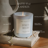 Something Blue 15 oz Soy Candle, Matte Jar -  Wedding