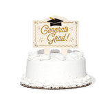 Congrats Grad Acrylic Cake Topper