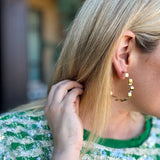 Hoop - Large - Wavy Gold-Plated - Whitney