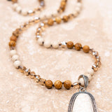 Adele Necklace in White