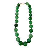 Mabry Chunky Beaded Necklace- Green