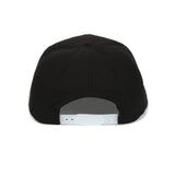 Touch Grass Rope Hat - Black Snapback Green Thread