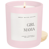 Girl Mama 15 oz Soy Candle, Matte Jar - Mother's Day