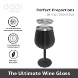 Wine Glass - Double Wall Vacuum Insulated Steel - 10oz/300ml