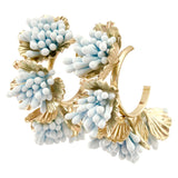 Maxine Light Blue Hoop Earring