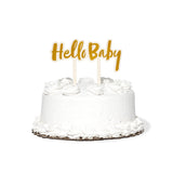 Hello Baby Acrylic Cake Topper