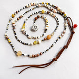 Begonia Necklace Beige