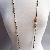 Begonia Necklace Beige