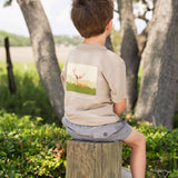 Deer Boys Graphic Tee SS Taupe