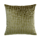 Tivoli Green Geometric Pillow