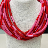 "Original" Slub 8-strand (red/pink multi) NK850