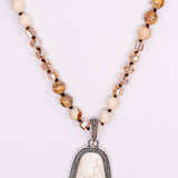 Adele Necklace in White