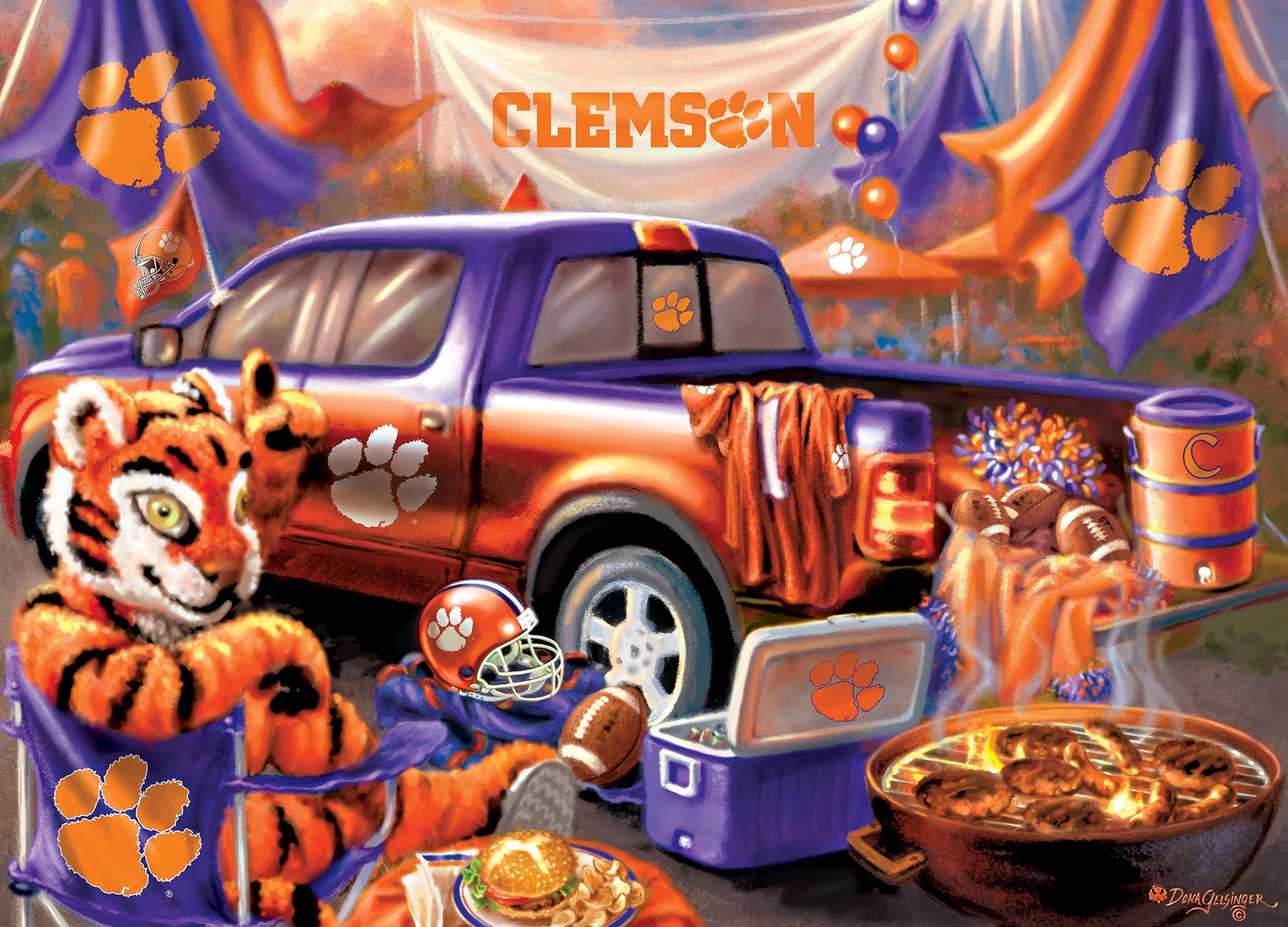 Clemson Tigers - Gameday 1000 Piece Puzzle