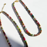 Joan Multi Color Beaded Stone Necklace || Choose Color