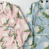 The Grayson Long Sleeve Bib - Hydrangeas