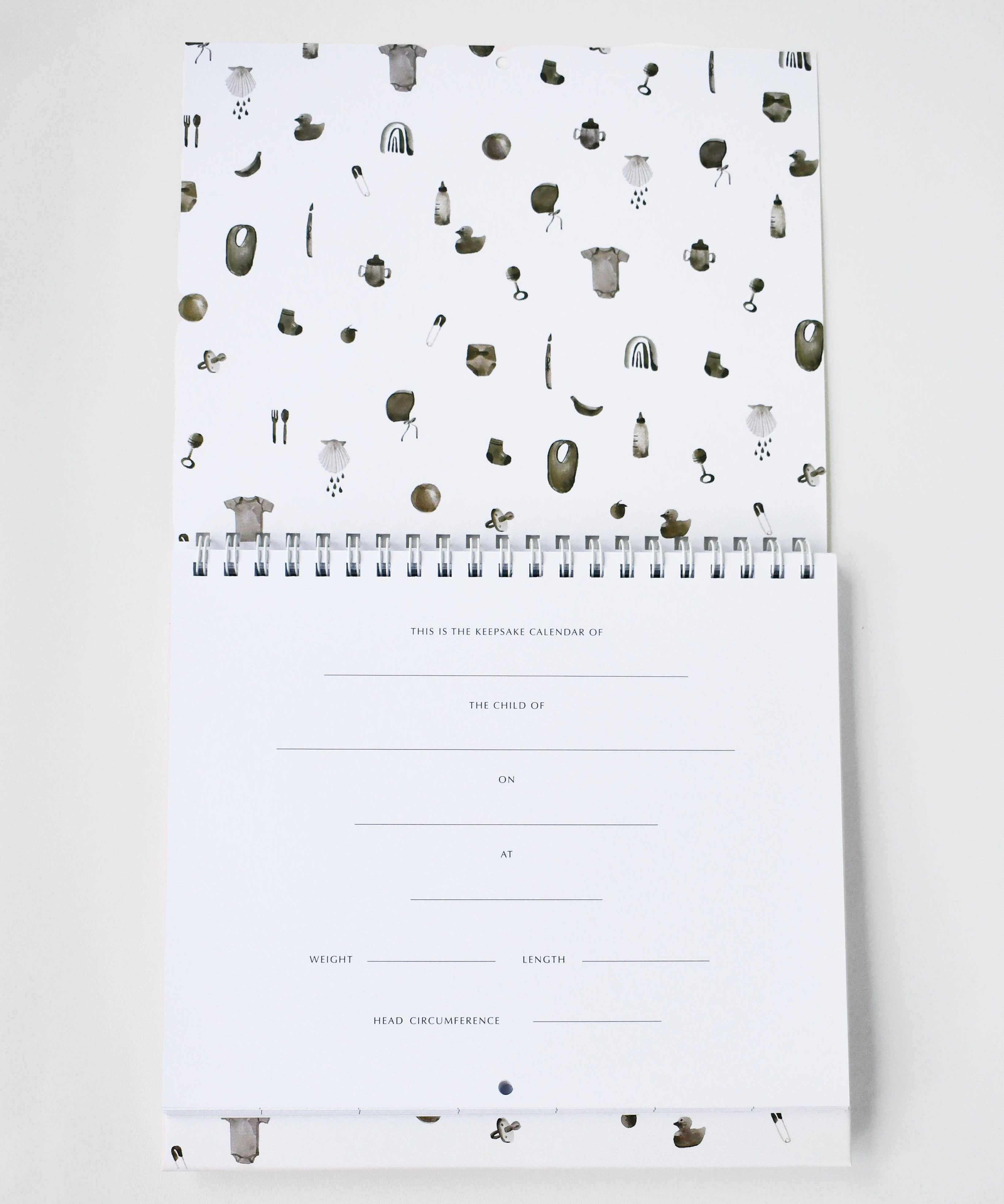 Christian Baby Milestone Calendar