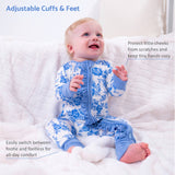 Bamboo Baby Convertible Zipper Pajama Peony For Your Thought