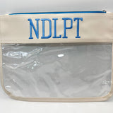 NDLPT Embroidered Needlepoint Project Bag | Small 8" x 11"