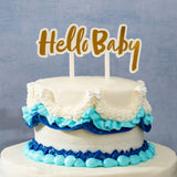 Hello Baby Acrylic Cake Topper