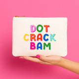 *NEW Mahjong Bag | Dot Crack Bam mahjong gift canvas pouch