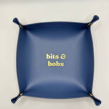 Blue Bits & Bobs Needlepoint Valet Tray | Snap Tray 