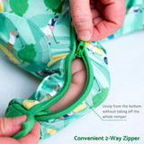 Bamboo Baby Convertible Zipper Pajama Golf Course