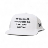 Call Me Jumper Cables Trucker Hat