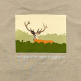 Deer Boys Graphic Tee SS Taupe