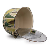 Golden Rabbit Enamelware Camouflage 18qt Stock Pot