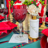 Cocktail Napkins | Golden Salute Disposable Cotton