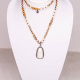 Adele Necklace in White