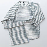 The Grayson Long Sleeve Bib - Brush Stripes