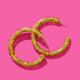 *ON SALE* Confetti Hoop Earrings - Assorted Colors - Each