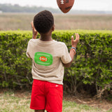 Football Boys Graphic Tee SS Taupe