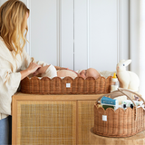 POPPY DIAPER CADDY MOCCA