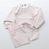 The Grayson Long Sleeve Bib - Brush Stripes