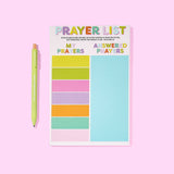 Prayer List Notepad - "My + Answered Prayers" - 50 Sheets