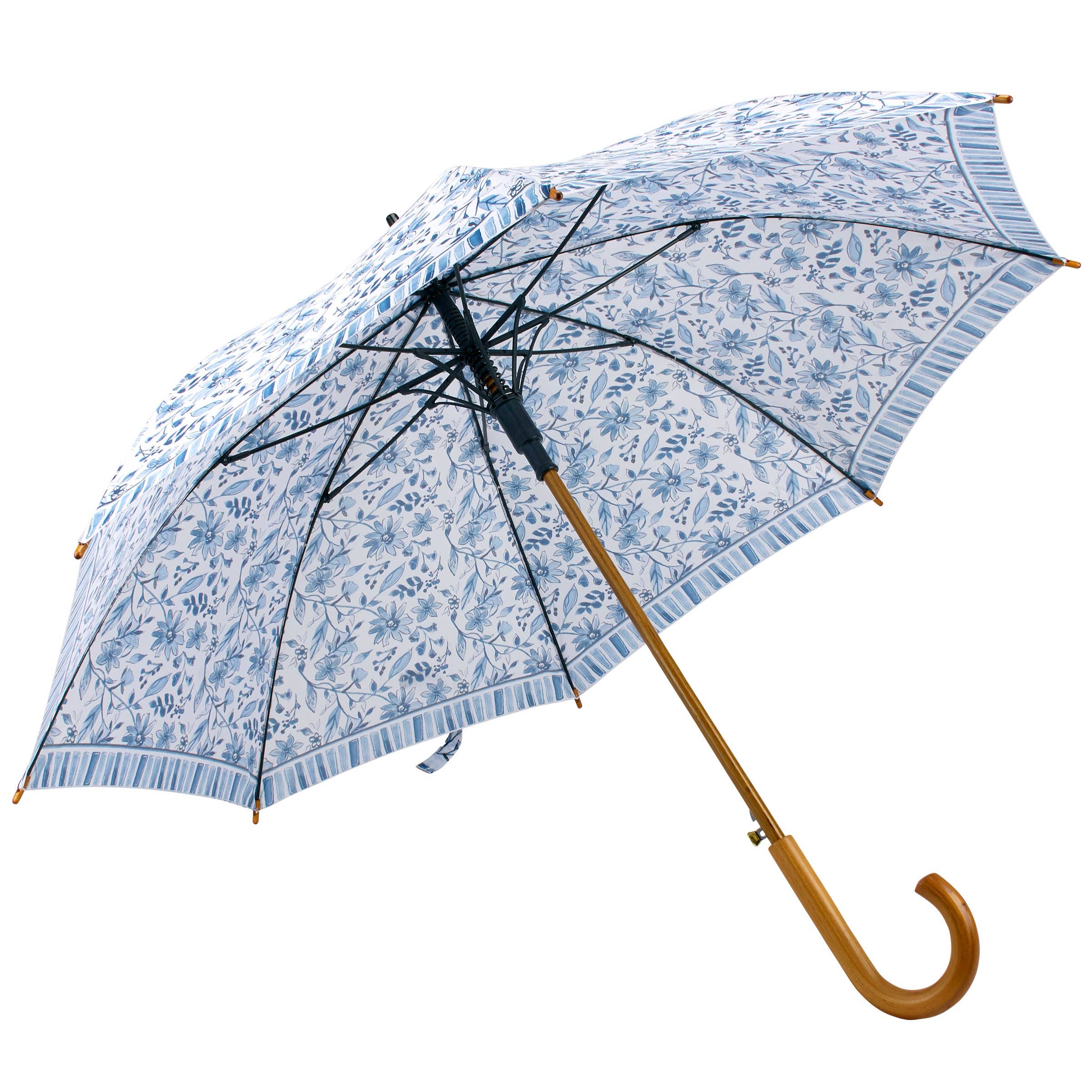 Blue Florals Umbrella