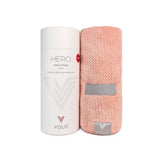 VOLO Hero Hair Towel- Cloud Pink Luxe Tube