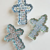 He Saved Cross Bible Verse Acrylic WHOLESALE