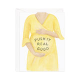 Push It Pregnancy — Funny Pop Culture Baby Shower Card