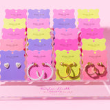 Hoop Earrings - Wavy Gold-Plated - Cassie - Assorted Sizes