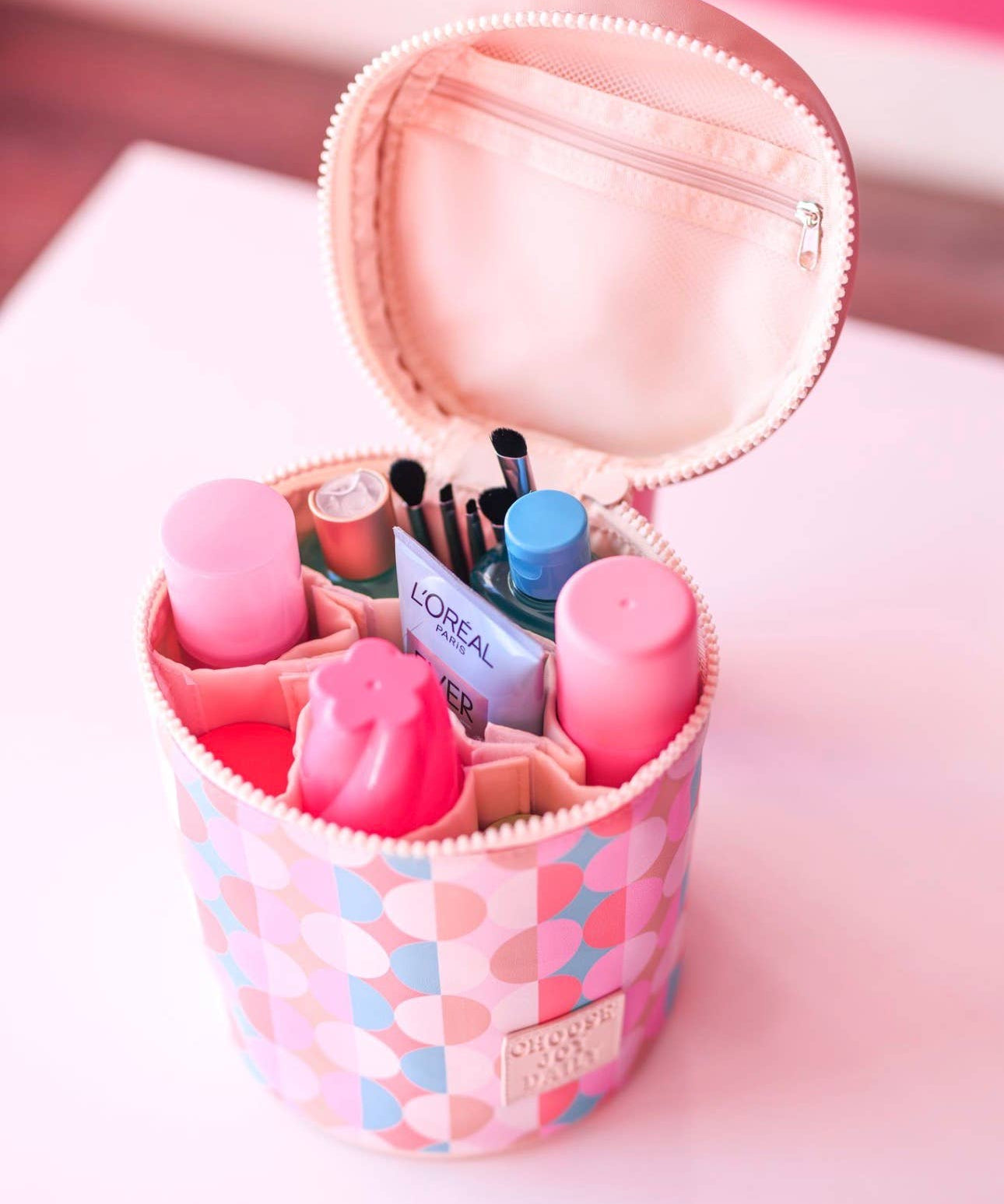 Barrel Organizer - Nashville (Pink/Tan)
