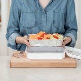 Square Set - 8 x 8 Pan Frame w/ Lid & Serving Spoon - White