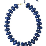 Bailey Chunky Beaded Necklace- Navy