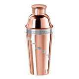 Cocktail Shaker - Dial-a-Drink 15 Recipe, 34oz Copper
