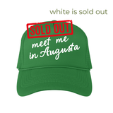 Masters trucker hat Meet Me At Augusta golf hat masters gift